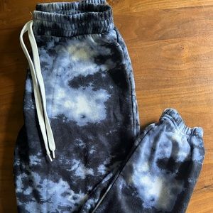 Tye dye sweatpants. Size small. Like new.